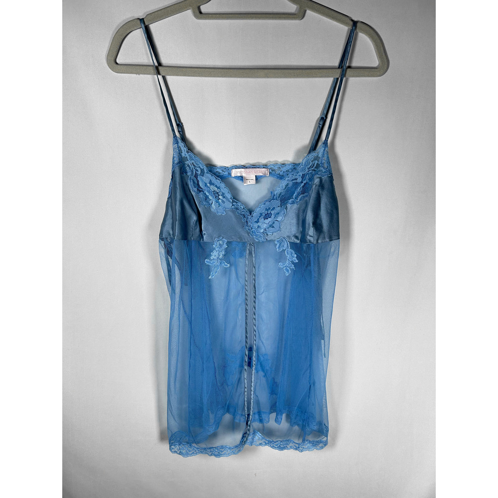 Victoria's Secret 100% Silk, Lace, and Mesh Slip - Lingerie - Y2K